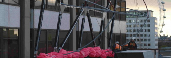 Breast-cancer-campaign-world-record-bra-ambient-marketing-PR-Stunt-chillisauce-vanish-28-october-london-ITV-Southbank-tower-5-600x206