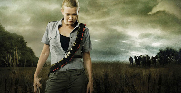  the actress who plays Andrea Laurie Holden is a surprise crack shot 