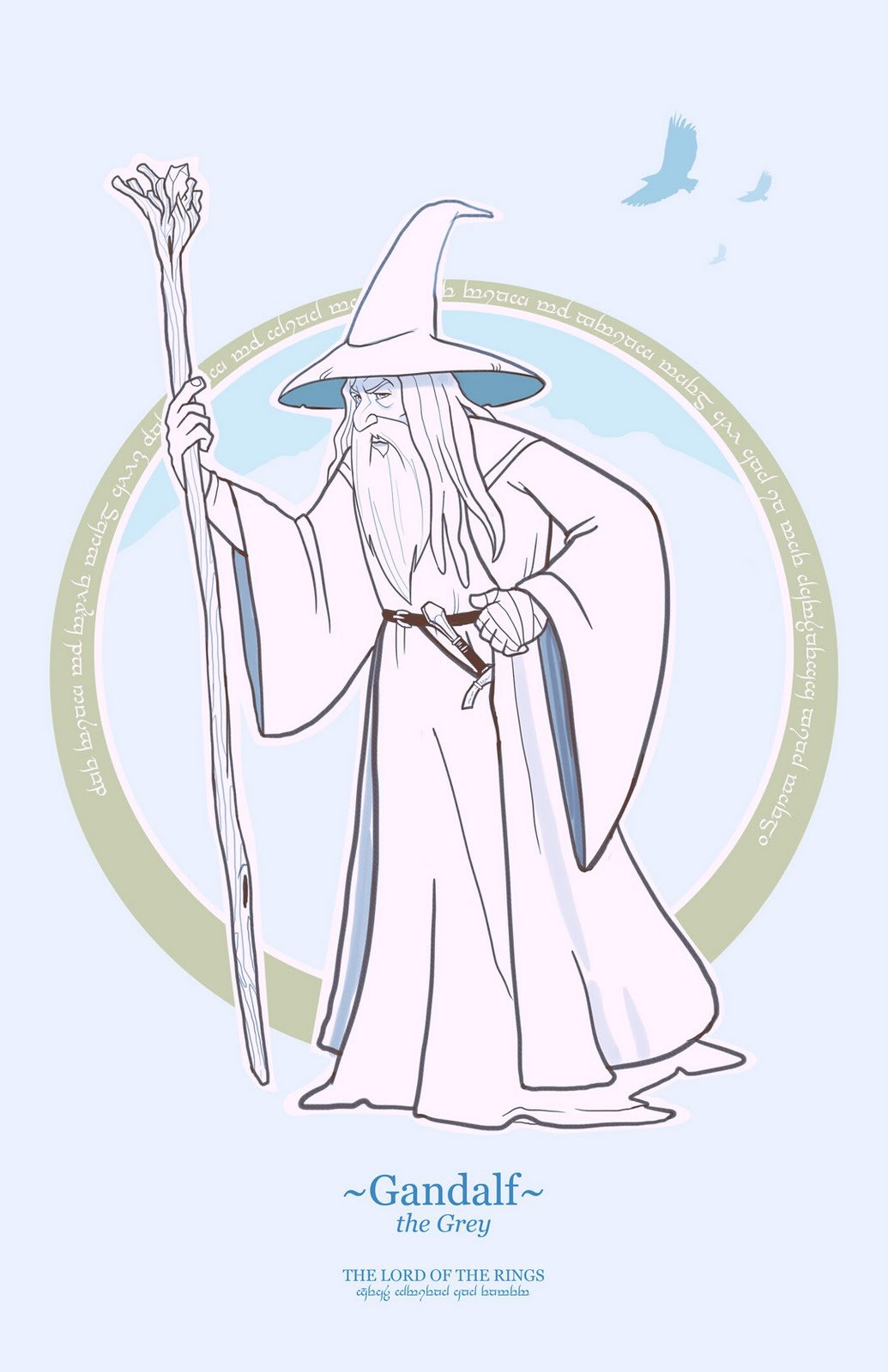 gandalf coloring pages - photo #43