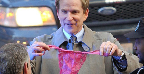 Information on why Matthew Modine is holding a pink thong and how you can