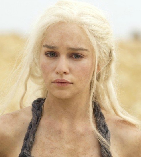 Emilia Clarke as Daenerys Targaryan