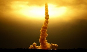 space shuttle launch