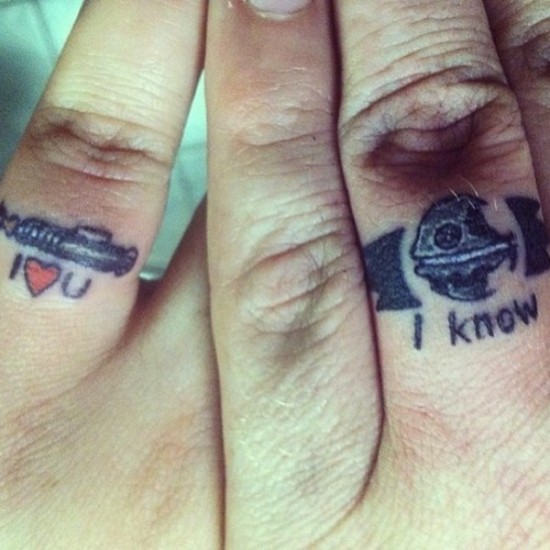 Today in Geeks In Love Star Wars Ring Tattoos The Mary Sue