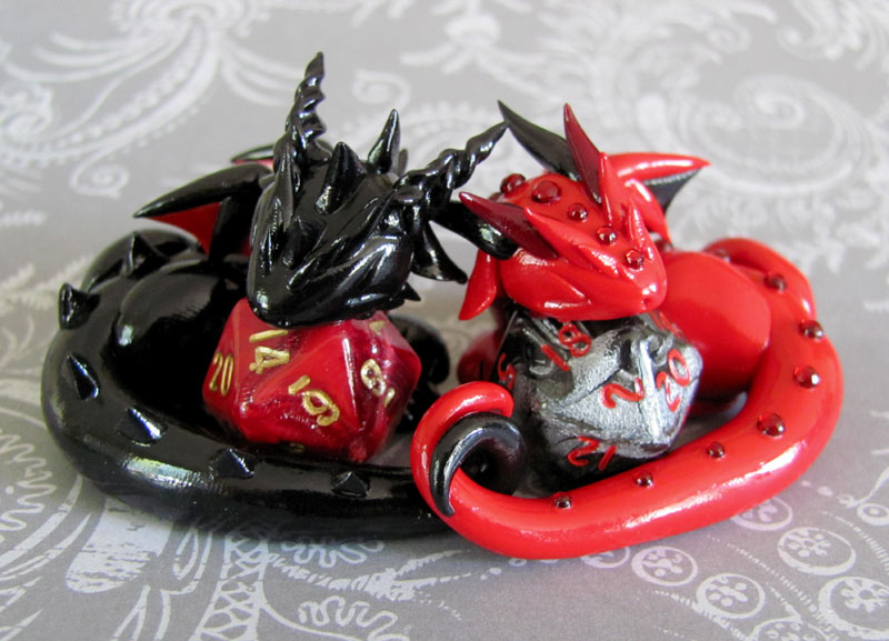 Tiny Dragons That Take Care of Your Gaming Dice are Adorable Beyond