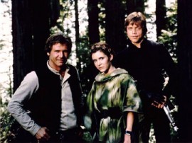 Luke, Han and Leia