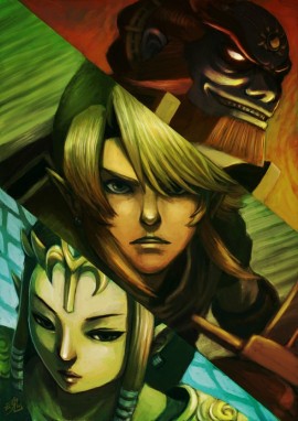 Zelda, Link, and Ganondorf