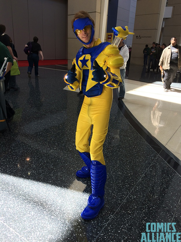 Booster Gold (and Skeets)