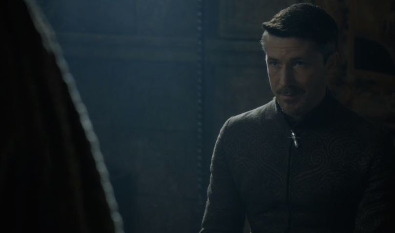 Pictured: Creeper Petyr after Sansa plays the Lords (and Lady) of the Vale like a fiddle