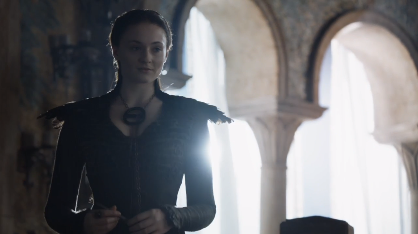 Sansa gets a new wardrobe