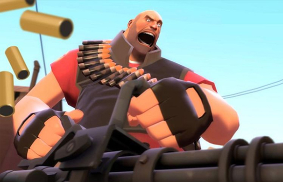 The Heavy and His Gun, <em>Team Fortress 2</eM>