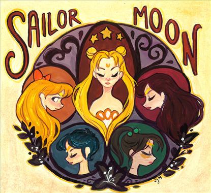 <em>Sailor Moon</em> and Diana Ross & the Supremes' <em>Let the Sunshine In</eM>