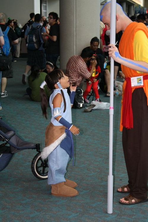 Korra and Aang from <em>The Legend of Korra</em>