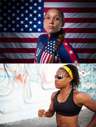 Lolo Jones and Lauryn Williams (Bobsled)