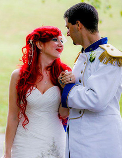 Bride Is Ariel, Groom Is Prince Eric, Bridesmaids Are Disney Princesses In The Most Magical Wedding On Earth