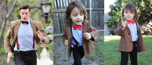 2-Year-Old Girl Dresses As All Eleven Doctors for Halloween