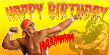 Hulk Hogan Birthday Card 