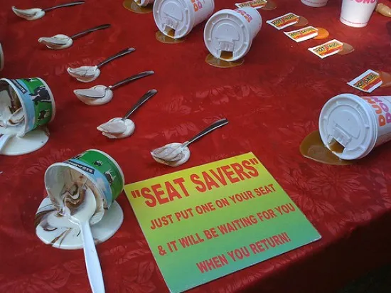 Seat Savers - Fake Spilled Food