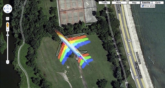 What Happens When a Plane Flies Through a Google Maps Satellite Photo? |  The Mary Sue
