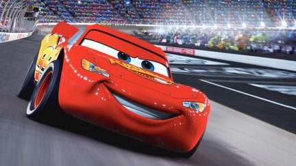 Lightning McQueen in Cars.
