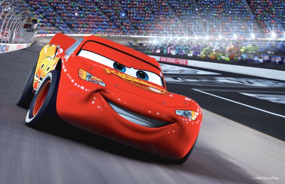 Lightning McQueen in Cars.