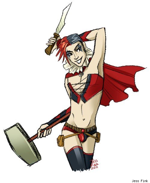 clothes clip avengers New Quinn's on Today: Harley Costume We Things a Man Saw