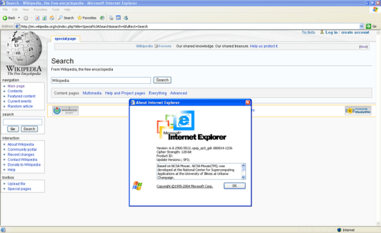 Internet Explorer 6