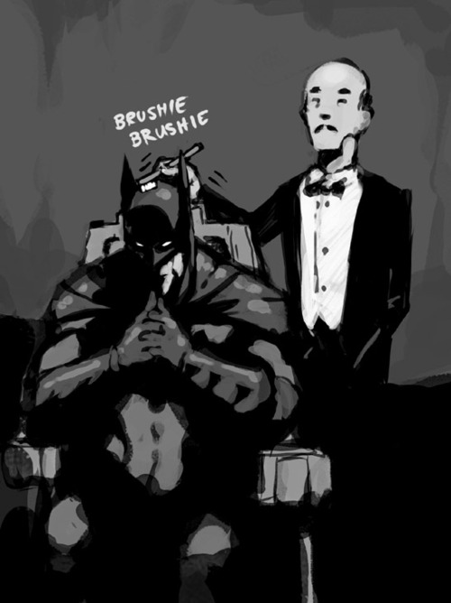 Things We Saw Today: Alfred Cleaning Batman | The Mary Sue