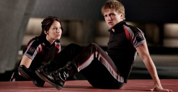 Katniss and Peeta in the Hunger Games