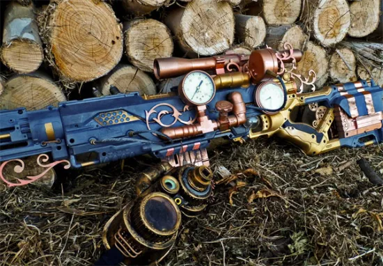 Awesome Steampunk Nerf Sniper Rifle