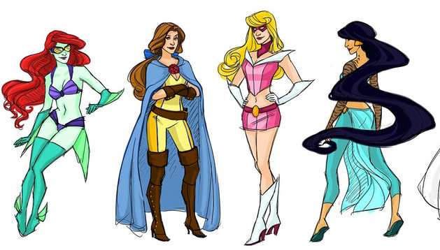 Disney Princesses as Superheroes | The Mary Sue