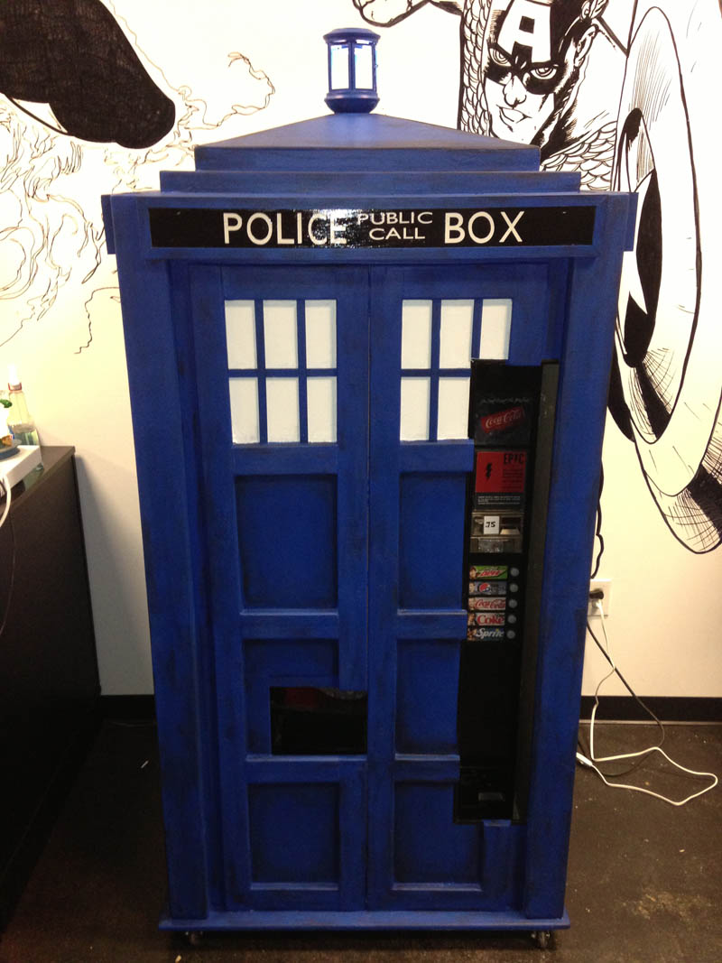 A Doctor Who TARDIS Vending Machine The Mary Sue