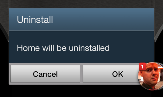 Home Will Be Unistalled