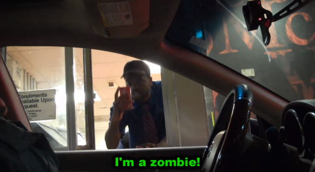 zombie prank