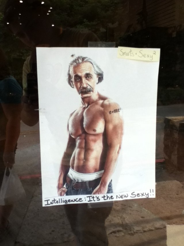 Sexy Einstein
