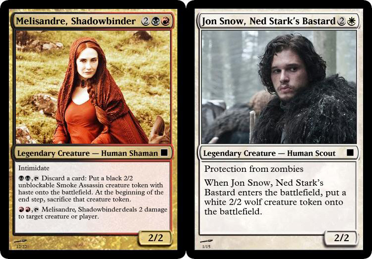 Game Of Thrones Magic The Gathering Cards The Mary Sue 