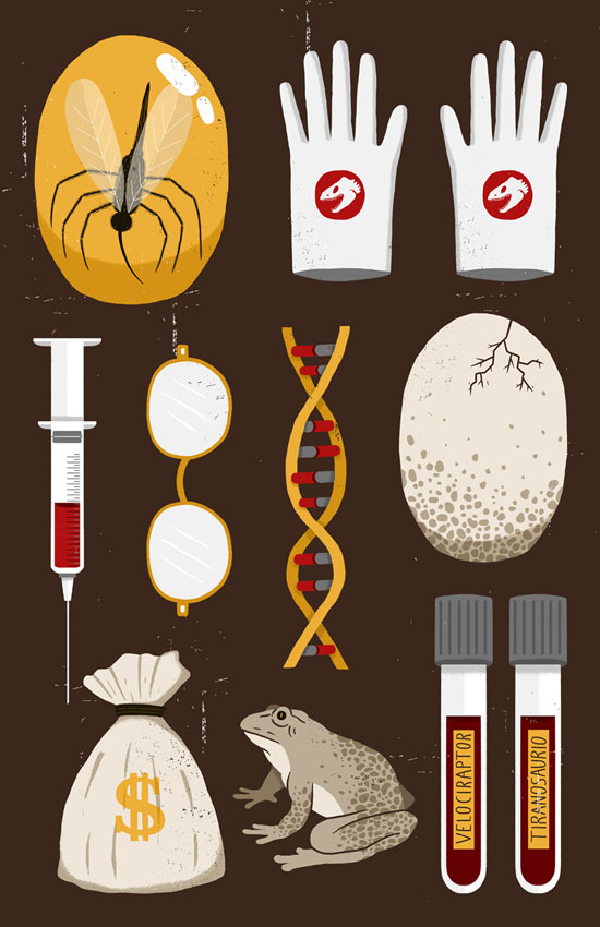 dino dna art show honors jurassic park