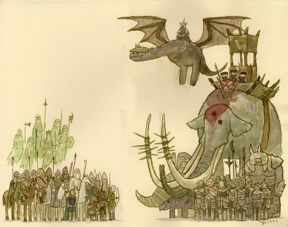 Scott C. LotR Illustration