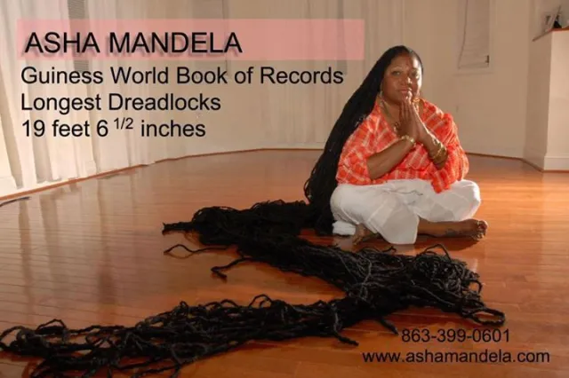 Asha Mandela Record For Longest Hair  Foot Dreadlocks | The Mary Sue