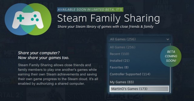 steam sharing