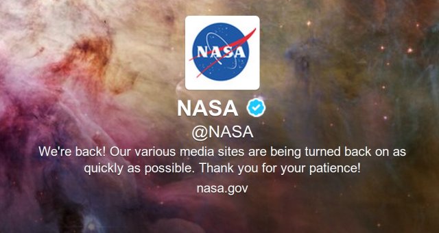 NASA Twitter