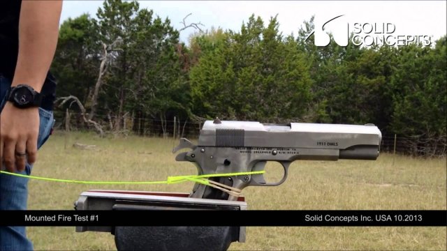 Metal 3D-Printed Gun