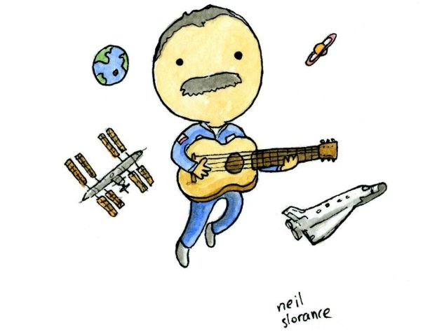 Hadfield cartoon