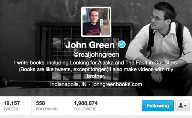 John Green Twitter
