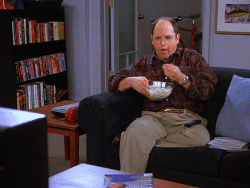 Costanza Popcorn George-Costanza-Eating-Popcorn