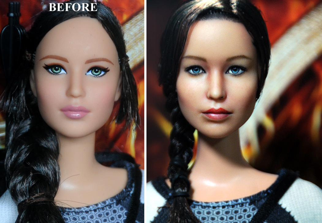 Man Repaints Catching Fire Barbie Exactly Jennifer | Mary