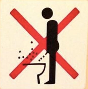 Don't Pee Standing Up