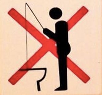 No Toilet Fishing