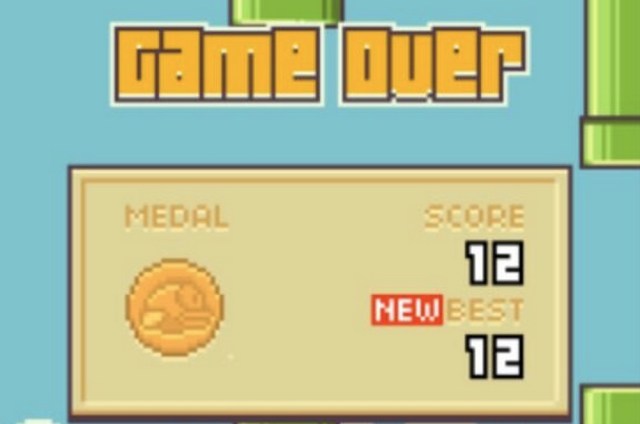 Unimpressive Flappy Bird Score