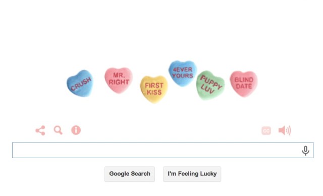 Google Valentine's Day Google