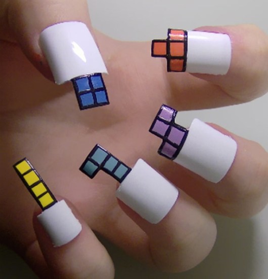 tetris nails